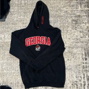 Champion Georgia Black Hoodie Medium